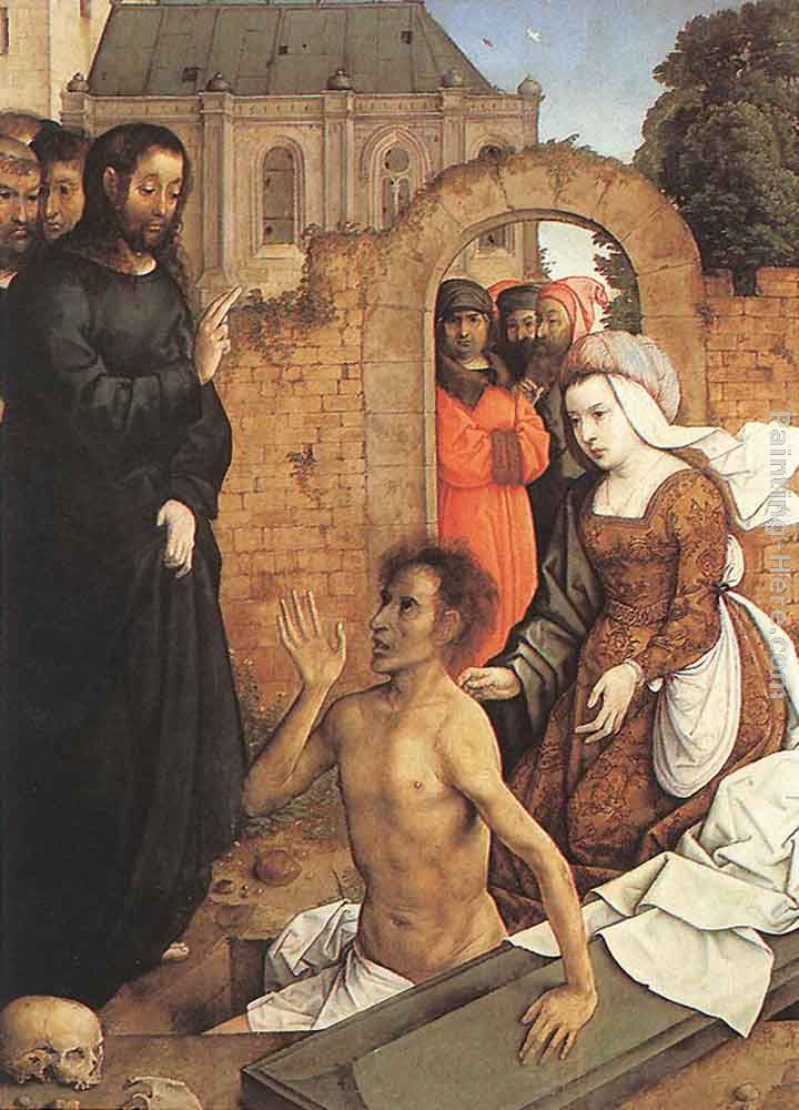 The Raising of Lazarus painting - Juan De Flandes The Raising of Lazarus art painting